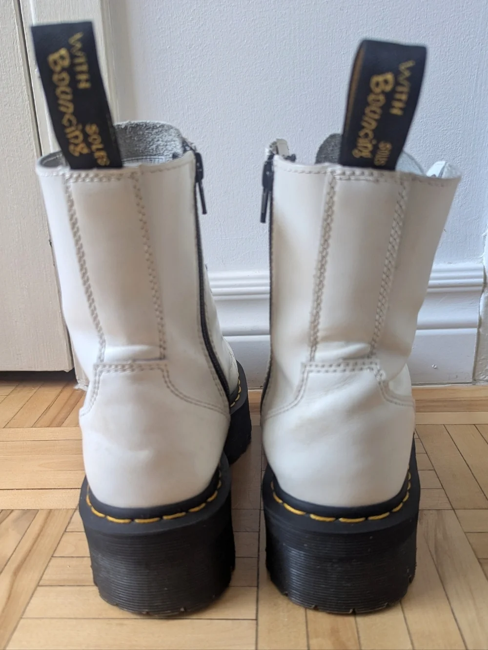Jadon Smooth Leather Platform Boots - Picture 5 of 15